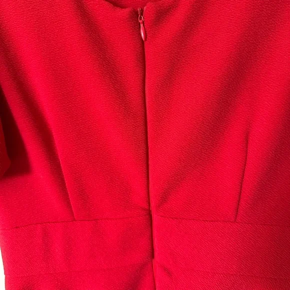 Ivy City Co Red Midi Dress Size S READ - Picture 6 of 14